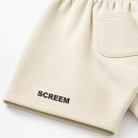 SCREEM shorts, back logo detail