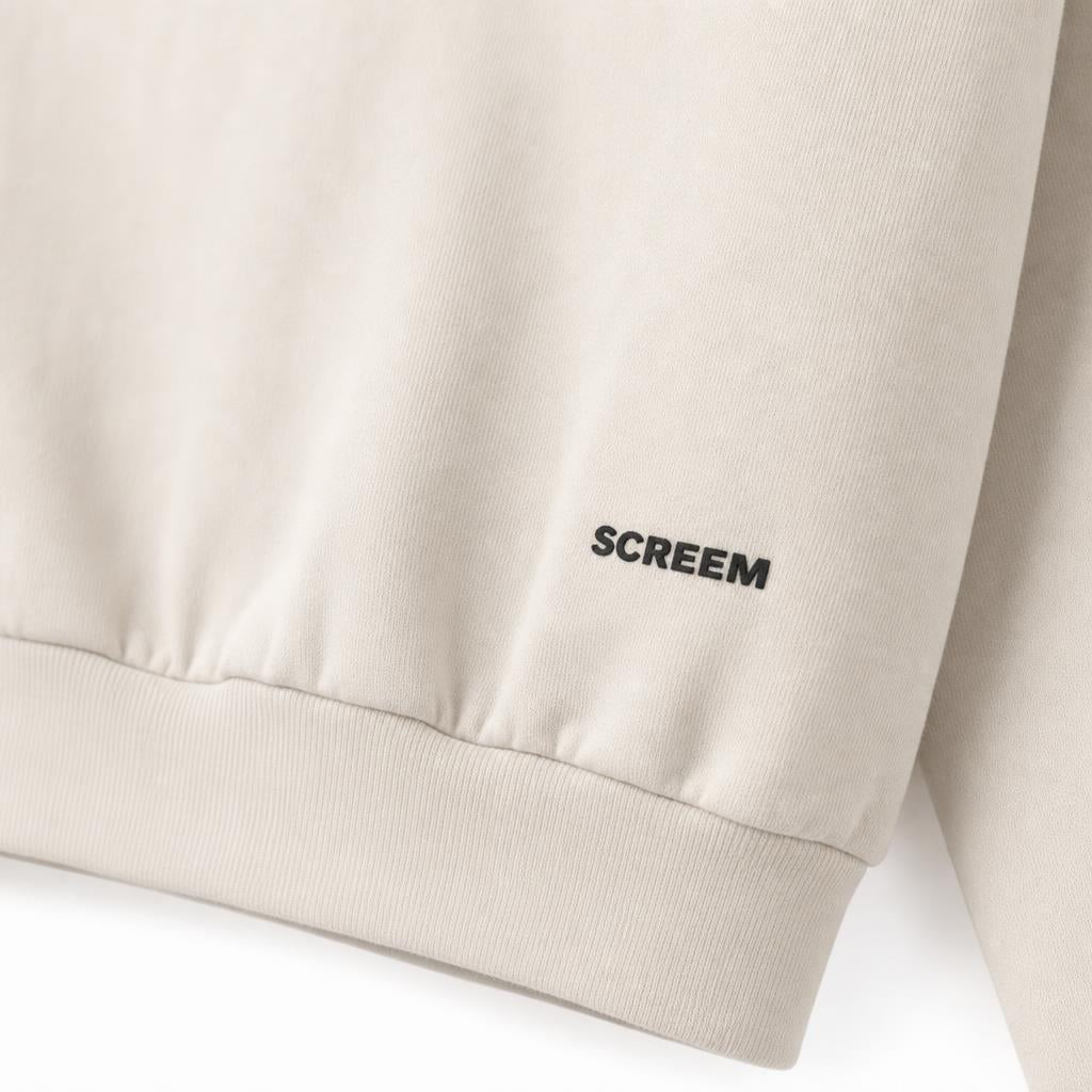 SCREEM Basic Hoodie, back logo detail