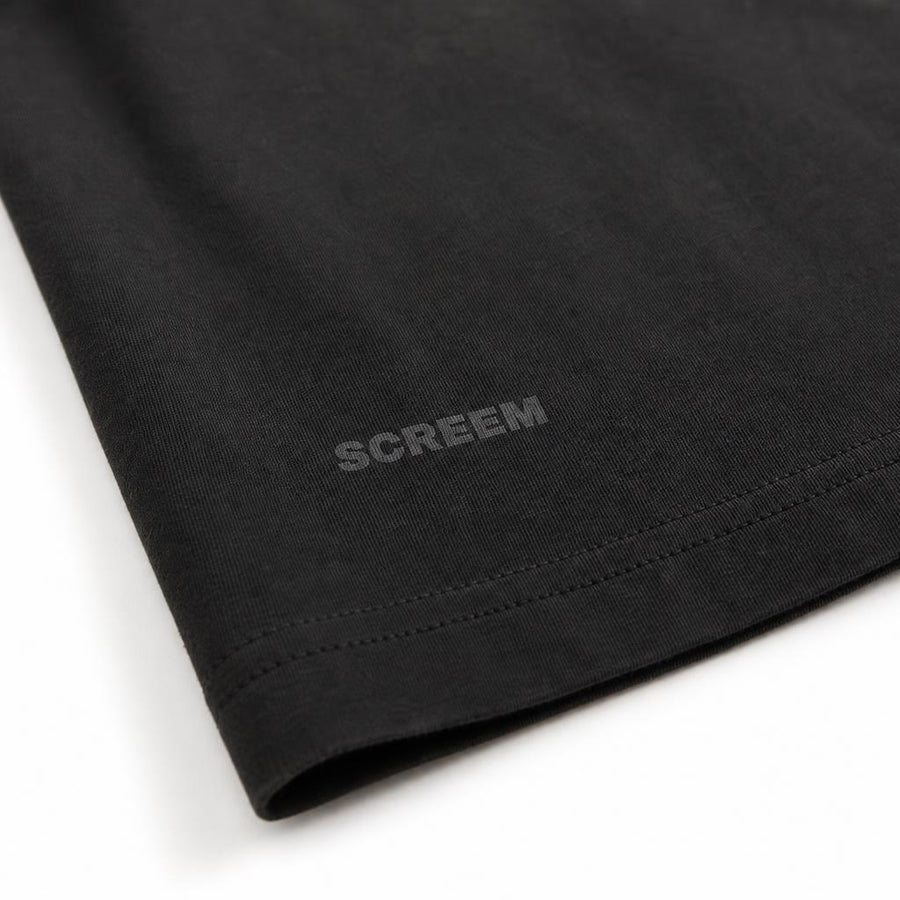 SCREEM Washed Tee, logo detail