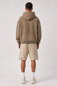 Model wearing SCREEM shorts, back view (corrected)