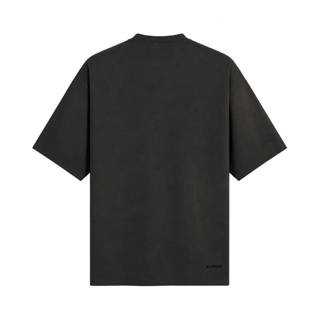 SCREEM Washed Tee, back view